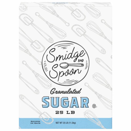 Smidge & Spoon Granulated Sugar Bag Perspective: front