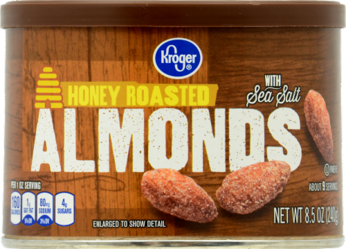 Kroger® Honey Roasted Almonds Perspective: front