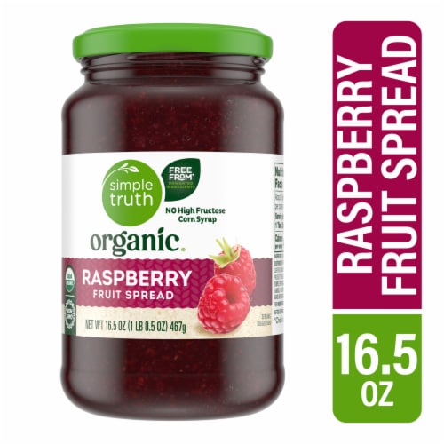 Simple Truth Organic™ Raspberry Fruit Spread Perspective: front