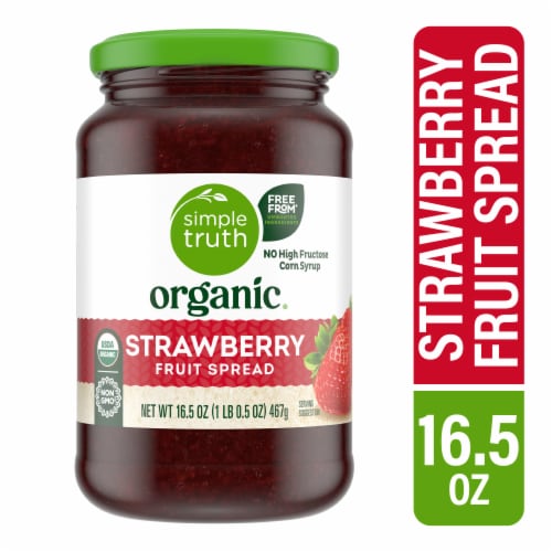 Simple Truth Organic™ Strawberry Fruit Spread Perspective: front