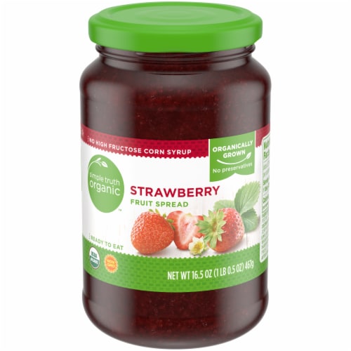Simple Truth Organic™ Strawberry Fruit Spread Perspective: front