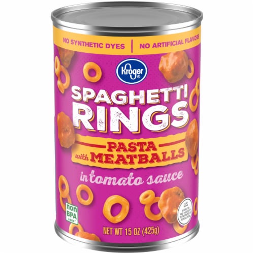 Kroger® Spaghetti Rings Pasta with Meatballs Perspective: front