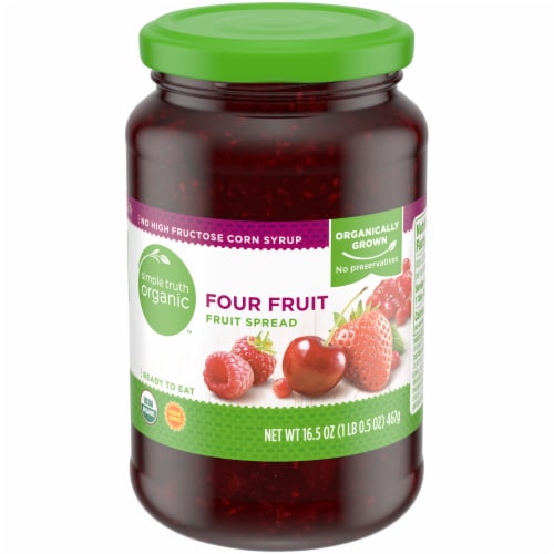 Simple Truth Organic™ Four Fruit Fruit Spread Perspective: front