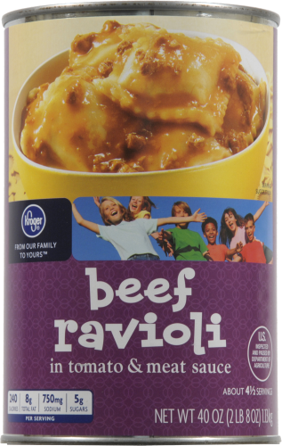Kroger® Beef Ravioli Perspective: front
