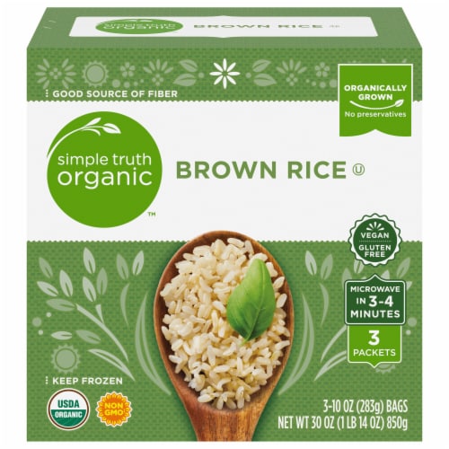 Simple Truth Organic™ Frozen Brown Rice Perspective: front