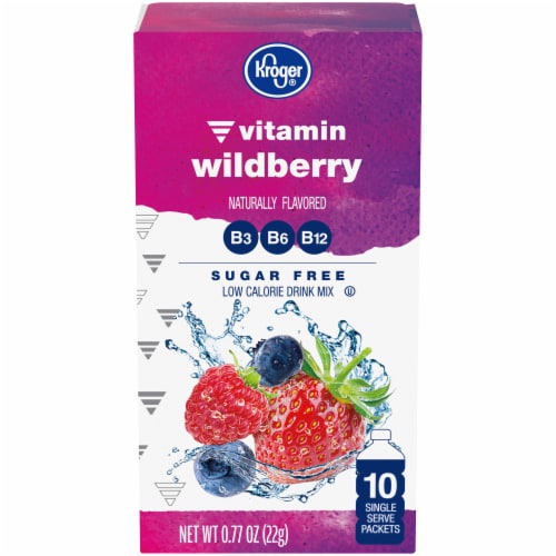 Kroger® Vitamin Wildberry Drink Mix Perspective: front