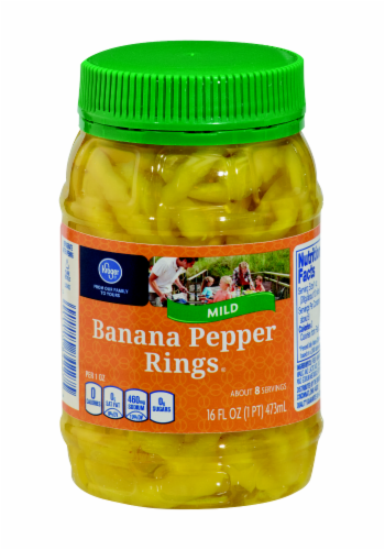 Kroger® Mild Banana Pepper Rings Perspective: front