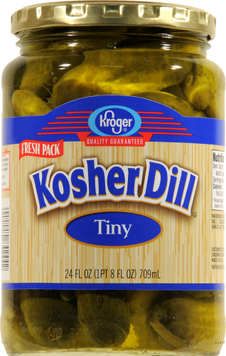 Kroger® Tiny Kosher Dill Pickles Perspective: front