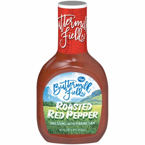 Kroger® Buttermilk Fields Roasted Red Pepper Dressing with Parmesan Perspective: front