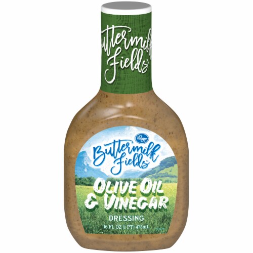 Kroger® Buttermilk Fields Olive Oil & Vinegar Dressing Perspective: front