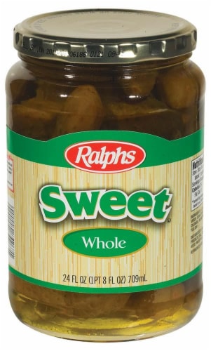 Ralphs Whole Sweet Pickles Perspective: front