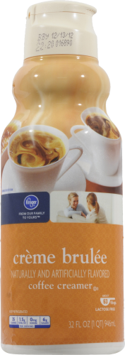 Kroger® Creme Brulee Coffee Creamer Perspective: front