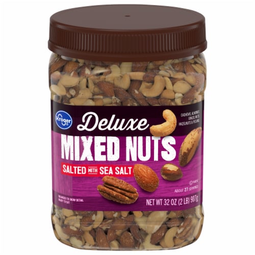 Kroger® Deluxe Sea Salt Mixed Nuts Perspective: front