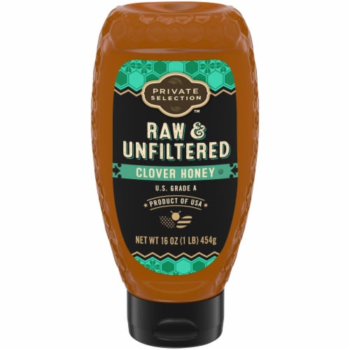 Private Selection™ Raw & Unfiltered Clover Honey Perspective: front