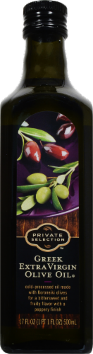 Private Selection™ Greek Extra Virgin Olive Oil Perspective: front