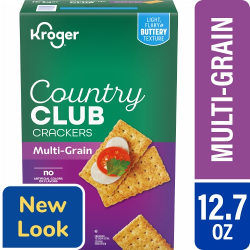 Kroger® Country Club Multi-Grain Crackers Perspective: front