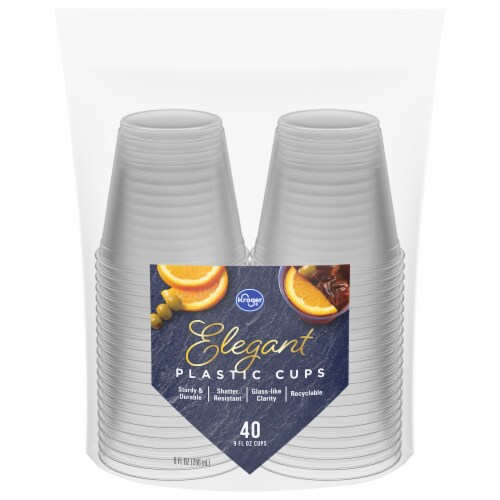 Kroger® Elegant Plastic Cups Perspective: front