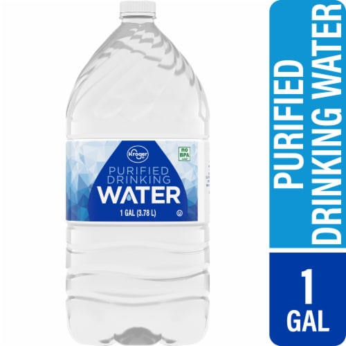 Water bottle. Large bottle of purified drinking water on white