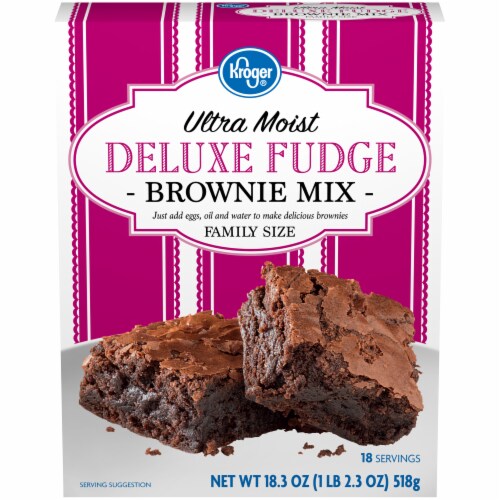 Kroger® Deluxe Fudge Ultra Moist Brownie Mix, 18.3 oz Ralphs