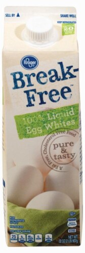 Kroger® Break-Free Liquid Egg Whites Perspective: front