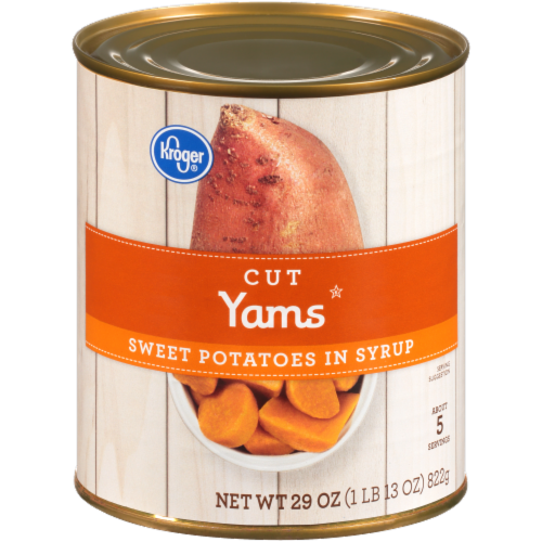 Kroger® Cut Sweet Potato Yams in Syrup Perspective: front