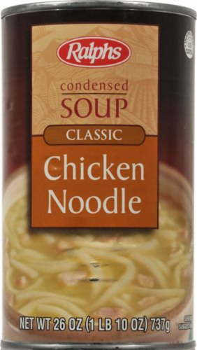 Ralphs Chicken Noodle Soup Perspective: front