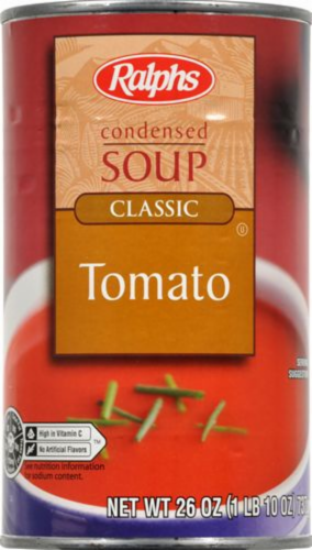 Ralphs Tomato Soup Perspective: front