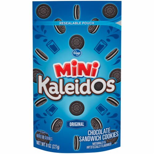 Kroger® Mini Kaleidos Original Chocolate Sandwich Cookies Perspective: front