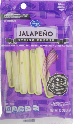 Kroger® Jalapeno String Cheese Perspective: front