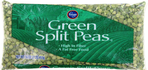 Kroger® Green Split Peas Perspective: front