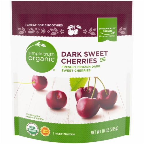 Simple Truth Organic® Frozen Dark Sweet Cherries, 10 oz - Harris