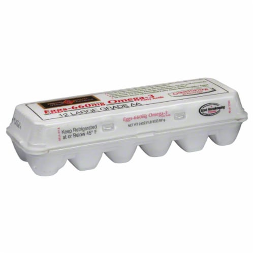 Private Selection™ Omega-3 Grade AA Large Eggs Perspective: front