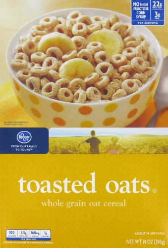 Kroger® Toasted Oats Cereal Perspective: front