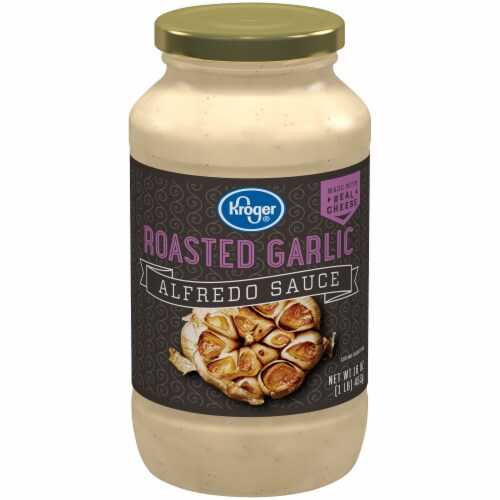 Kroger® Roasted Garlic Alfredo Sauce Perspective: front