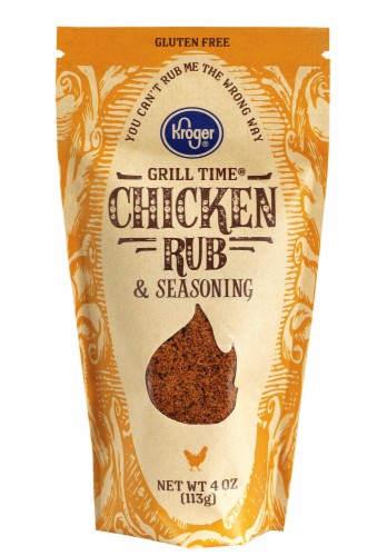 Kroger® Grill Time® Chicken Rub & Seasoning Perspective: front