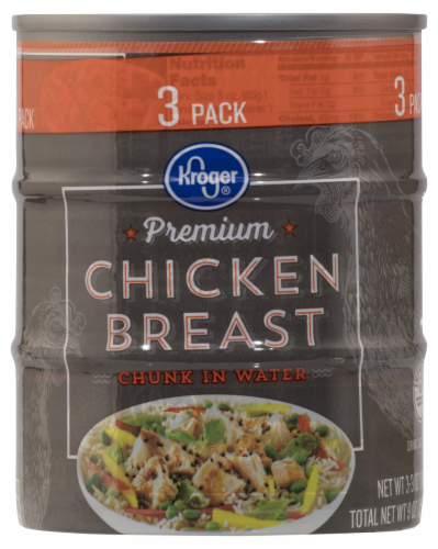 Kroger® Premium Chicken Breast Chunk in Water Perspective: front
