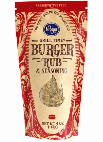 Kroger® Grill Time Burger Rub & Seasoning Perspective: front