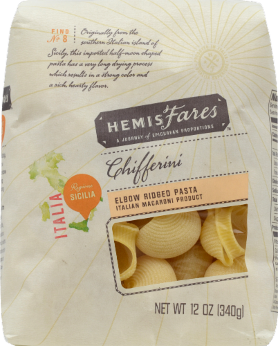 HemisFares™ Chifferini Ridged Elbow Pasta Perspective: front