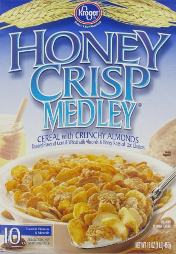 Kroger® Honey Crisp Medley Cereal with Almonds Perspective: front