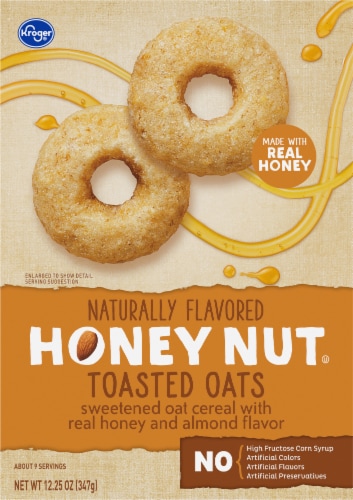 Kroger® Honey Nut Toasted Oats Cereal Perspective: front