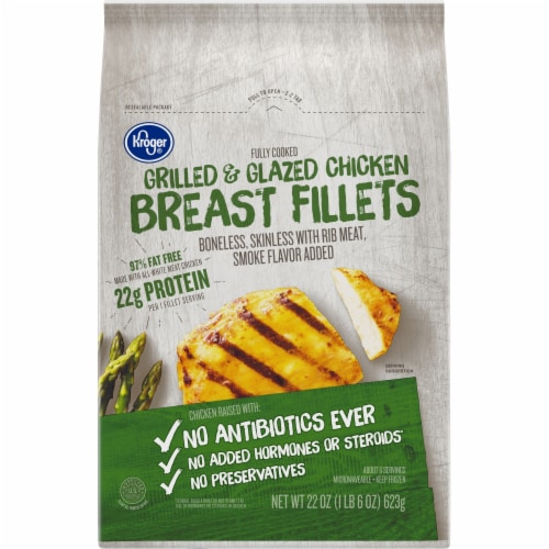 Kroger® Grilled & Glazed Chicken Breast Fillets Perspective: front