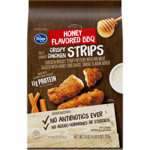 Kroger® Honey Flavored BBQ Crispy Chicken Strips Perspective: front