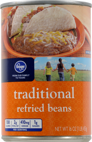 Kroger® Traditional Refried Beans Perspective: front
