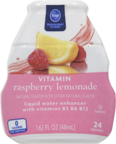 Kroger® Raspberry Lemonade Vitamin Liquid Water Enhancer Perspective: front