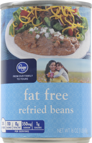 Kroger® Fat Free Refried Beans Perspective: front