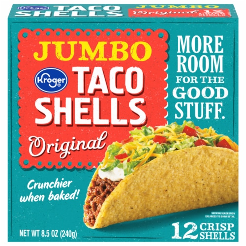 Kroger® Jumbo Original Taco Shells Perspective: front