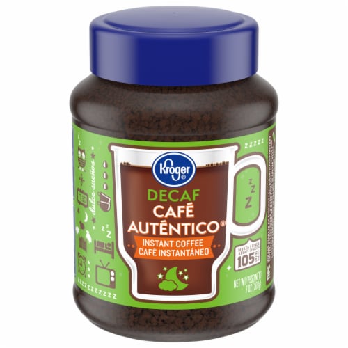 Kroger® Decaf Cafe Authentico Instant Coffee Perspective: front