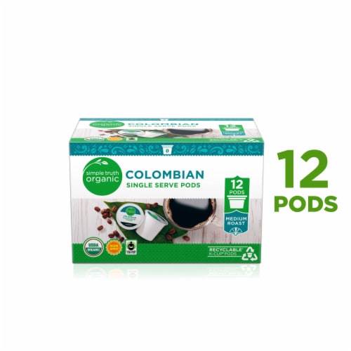 Simple Truth Organic® Colombian Medium Roast Coffee Pods Perspective: front