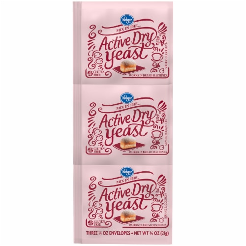 Kroger® Active Dry Yeast Perspective: front