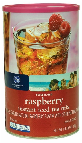 Kroger® Raspberry Instant Iced Tea Mix Perspective: front